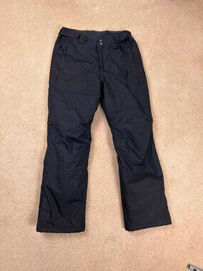 Columbia Mens Bugaboo IV Omni-Tech Insulated Snow Pants Black Large Long EUC